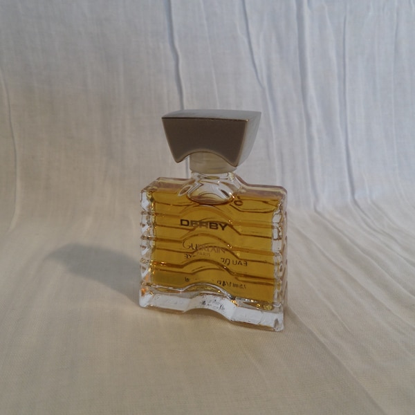 Miniature de Parfum GUERLAIN "Derby", rare, Eau de Toilette Homme, flacon 7,5ml, plein sans boite. Authentique et Vintage