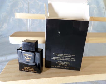 VAN CLEEF ARPELS Miniature Perfume (5 ml) for men published in 1978 fragrance: Woody Spicy Leather