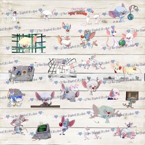 Pinky and the Brain PNG Digital Download