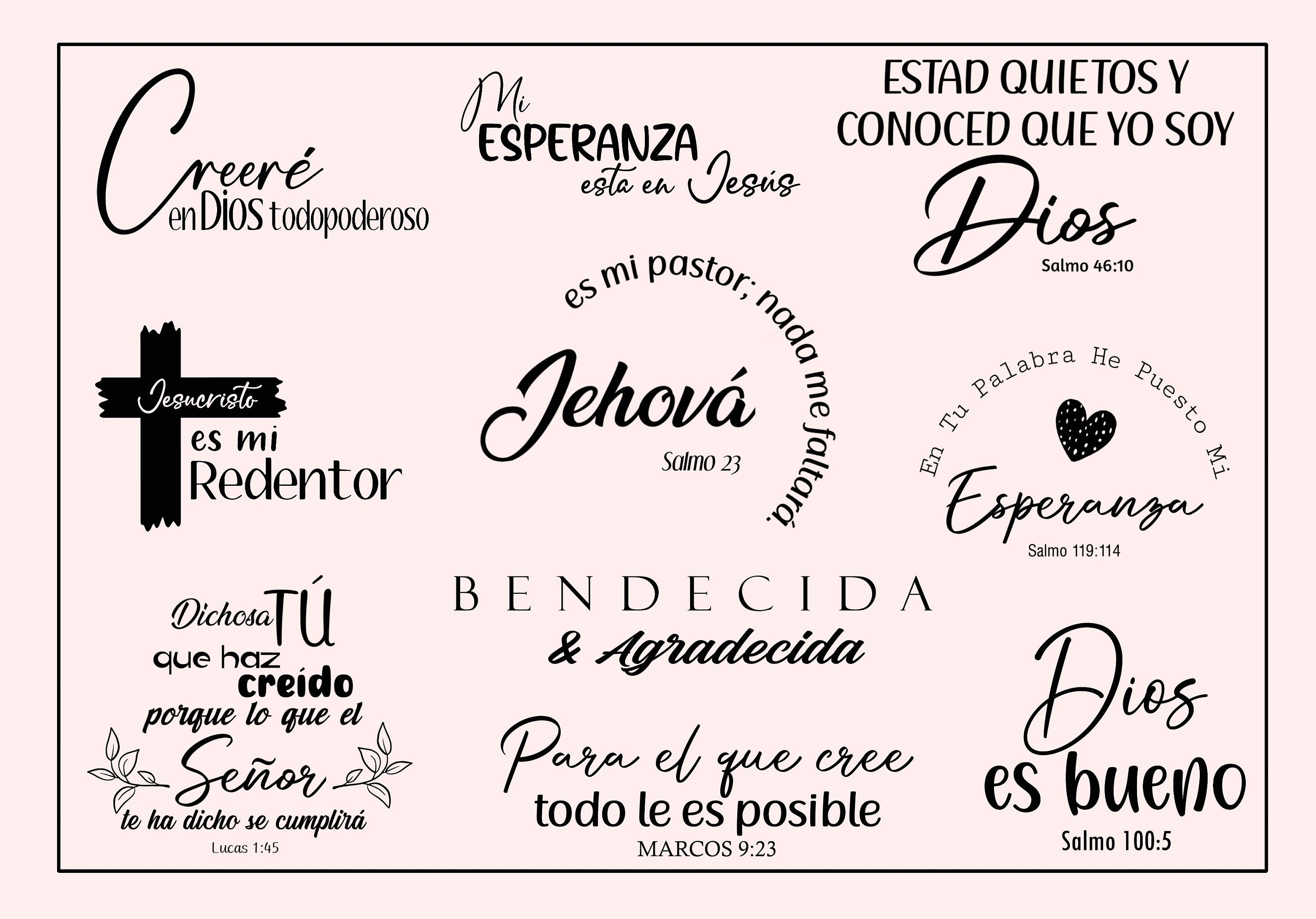 10 Frases Religiosas En Español Png Spanish Png Frases Biblicas Png