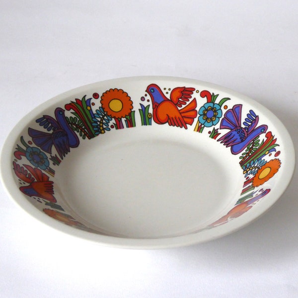 Acapulco Villeroy & Boch porcelain cereal bowl with blue stamp  / Please contact for shipping costs