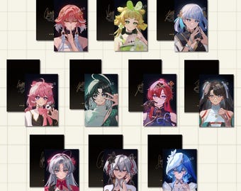 Wuthering waves photocards | Encore | Verina | Jianxin | Yinlin | Jinhsi | Changli | Camellya | Shorekeeper | Carlotta