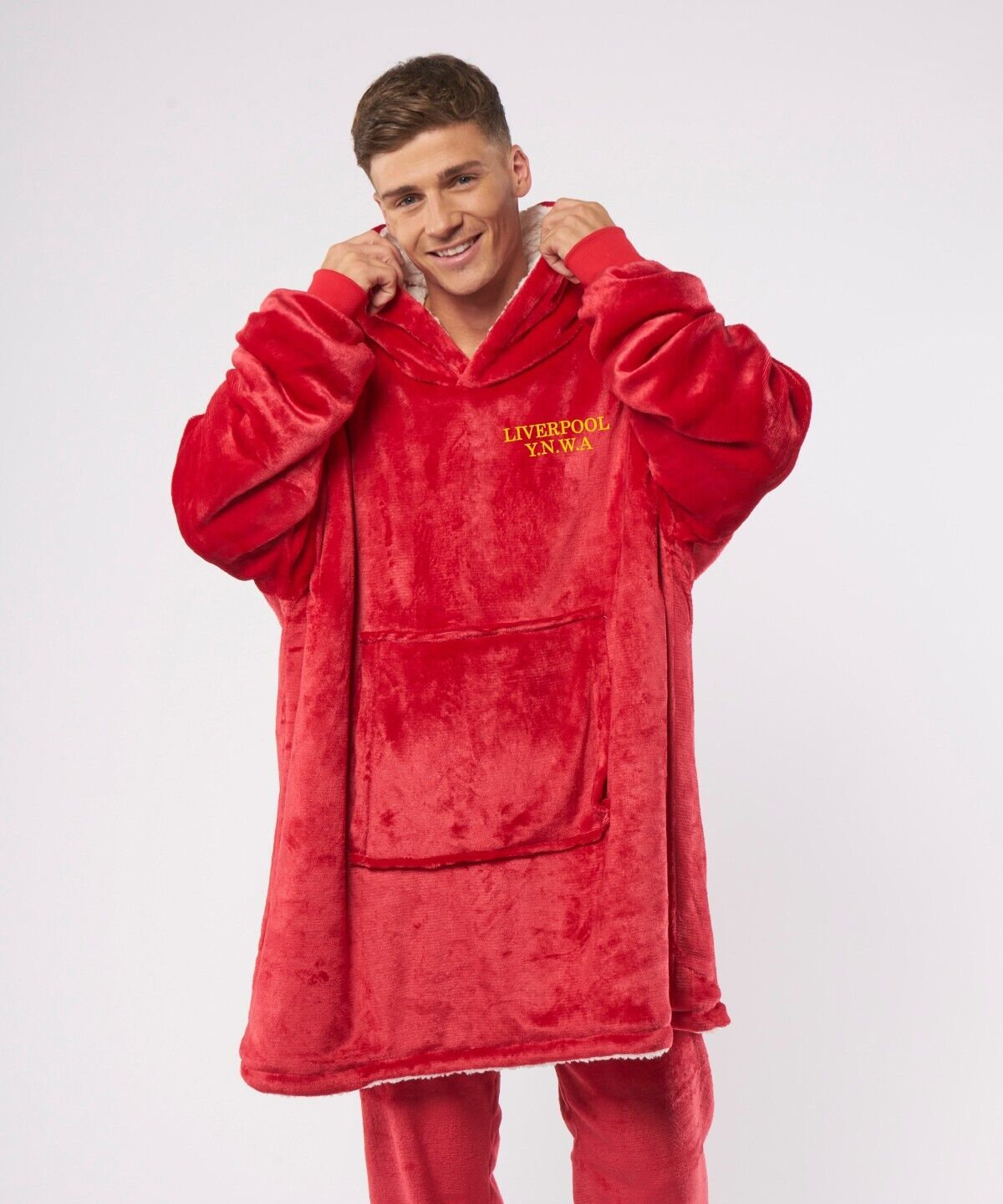 LIVERPOOL Y.N.W.A RED Oodie Snoodie Style Fleece Oversized Hoodie Blanket Adult Etsy Australia