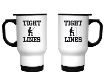 Taza térmica TIGHT LINES de acero inoxidable de primera calidad, aislada para té y café - Para exteriores