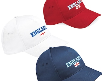 Gorra de béisbol estilo retro de Inglaterra 98, Eurocopa, Copa del Mundo, Bandera de San Jorge