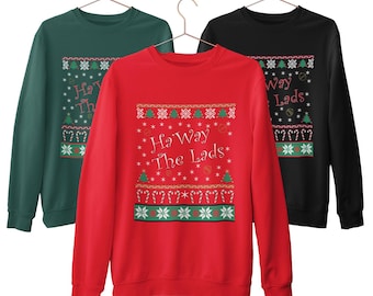 Ha'way The Lads Christmas Xmas Jumper - Sunderland - Sweatshirt Gift - Unisex