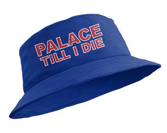Gorro de fútbol de verano Palace Till I Die Bucket Fishing - Colores del Crystal Palace