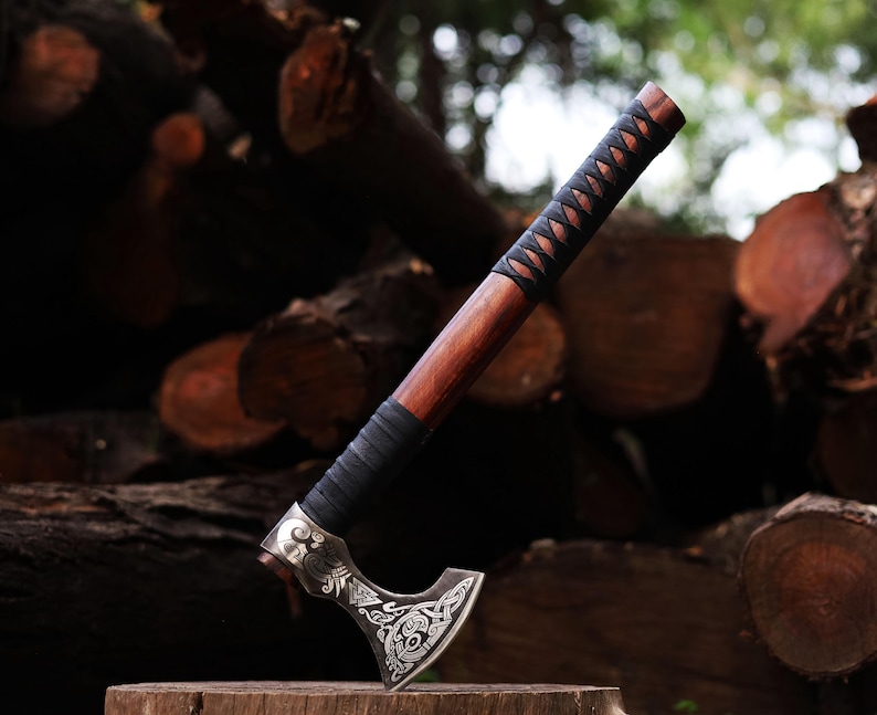 Handgefertigtes Wikingerschwert-Set aus Damaszenerstahl mit Scheide – Sammlerstück, mittelalterliche Replik, 91 cm. Ideales Geschenk für Männer, z. B. zum Jahrestag, zu Weihnachten oder zur Hochzeit. Wca-017