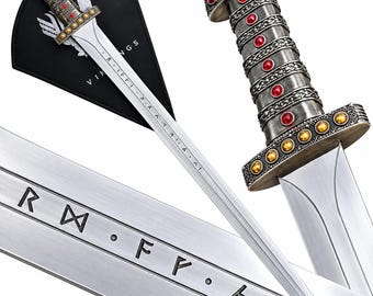 40 Inch Fantasy Sword with Scabbard and Wall Mount, Collectible Sword Display, Medieval Decor Sword Collector Gift, Fantasy Display Gift