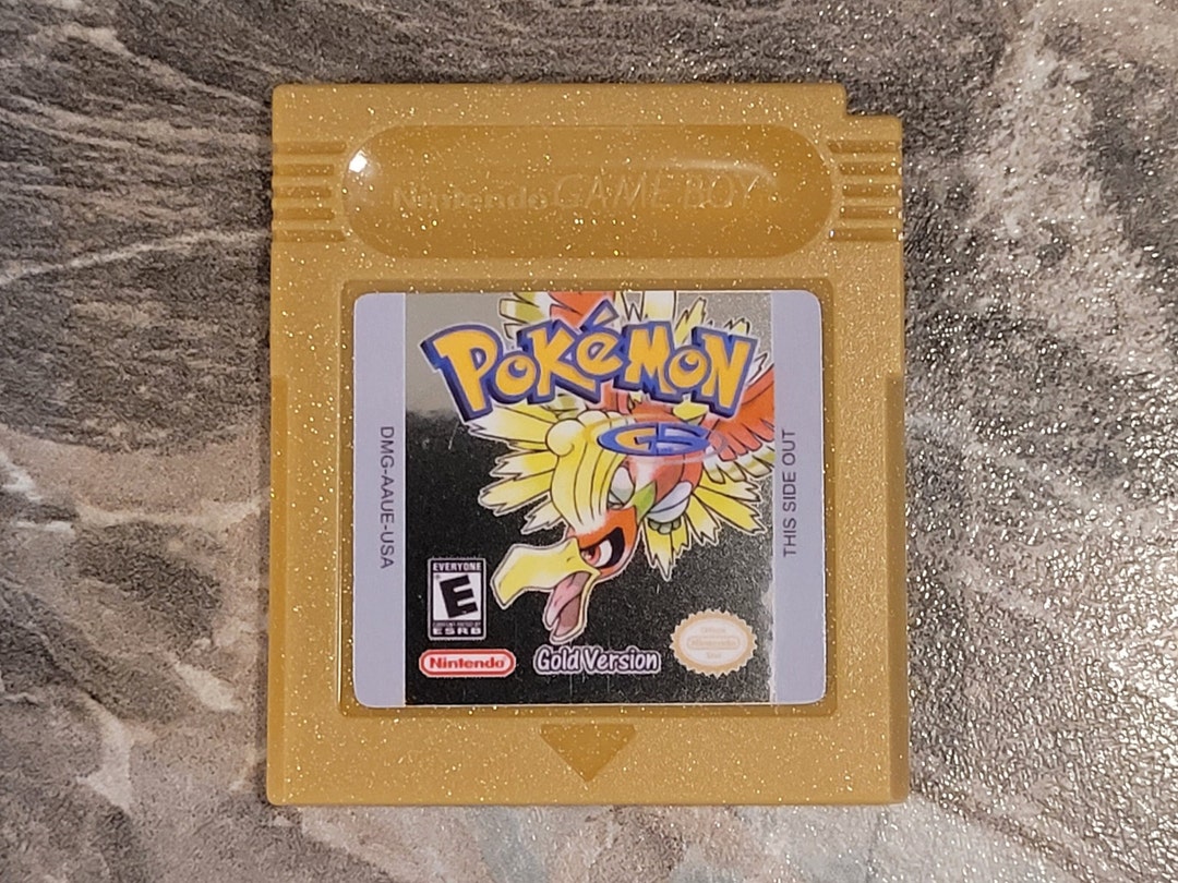 Pokemon Gold Game Boy Cartridge With Original Nintendo MBC3 Etsy