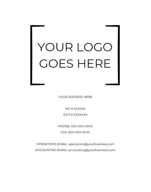 Onboarding Packet Example Template for a Trucking Business Etsy Onboarding Packet Example Template for a Trucking Business Etsy
