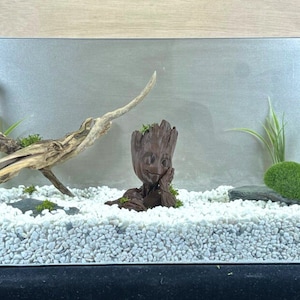 Guardiões da Galáxia Groot Aquário e decoração de terarrium | Local único para guardar plantas| Disponível em 2 tamanhos