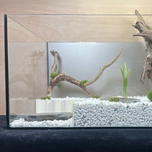 Nature-Inspired Aquarium/Terrarium halve cliff square decoration | versatile cliffside design | Create more depth in your landscaping