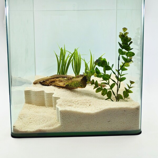 Falaise de Ponvista - Améliorez l'ambiance et la fonctionnalité de votre aquarium ou terrarium avec cette décoration inspirante