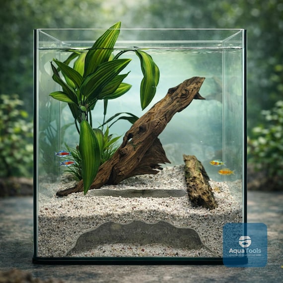 ウェーブケーブ水族館隠れ家：地下の魚とエビのシェルター - Etsy 日本