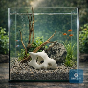 Cubone Skull Aquarium Decoratie– Pokémon Fish Hideout