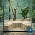Half-Circle Cliff for Aquascaping | Aquarium Decoration | Versatile Design for Water Landscapes product logo