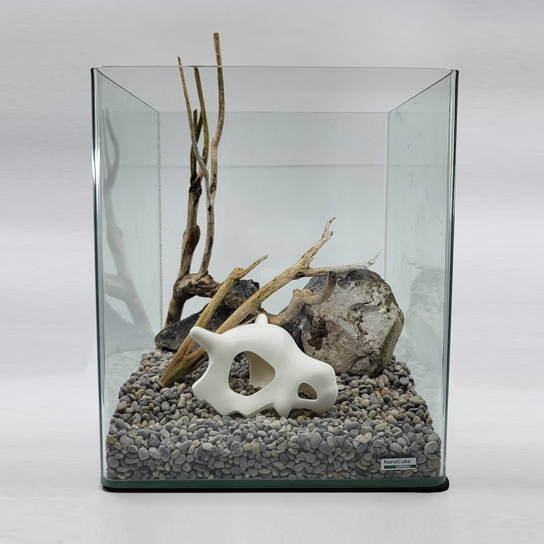 Cubone Skull Aquarium Decoration From Pokémon Available in 3 Sizes