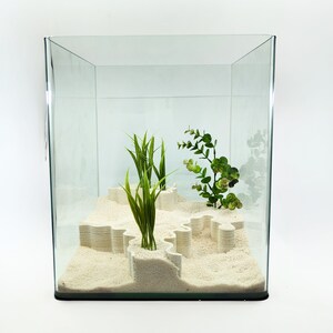 Image showcasing Lemsano Cliff Nature-inspired Aquarium & Terrarium Decoration for ...