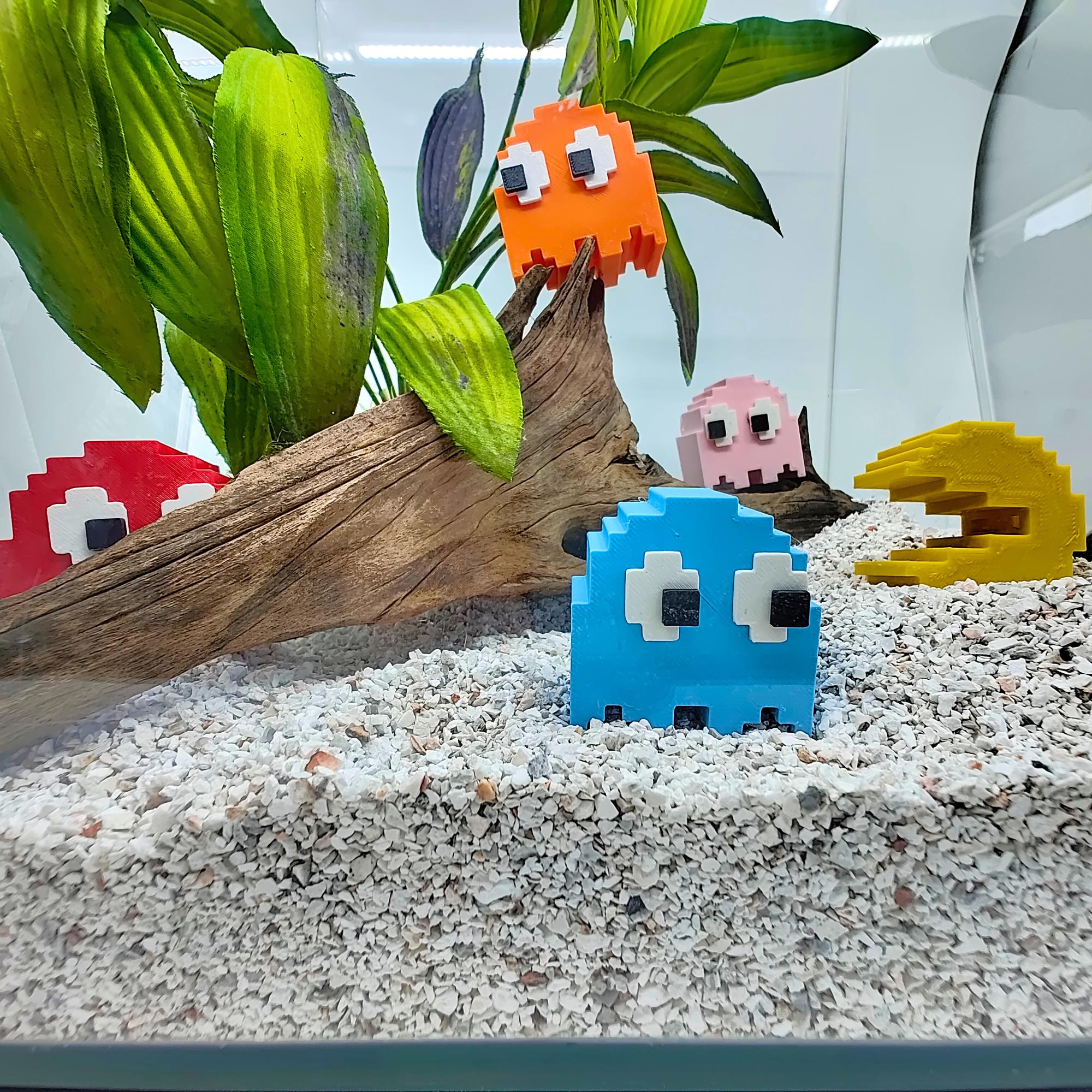 Aquatic Arcade Fantasy: Pixel Art Arcade Characters Aquarium Decor Set ...