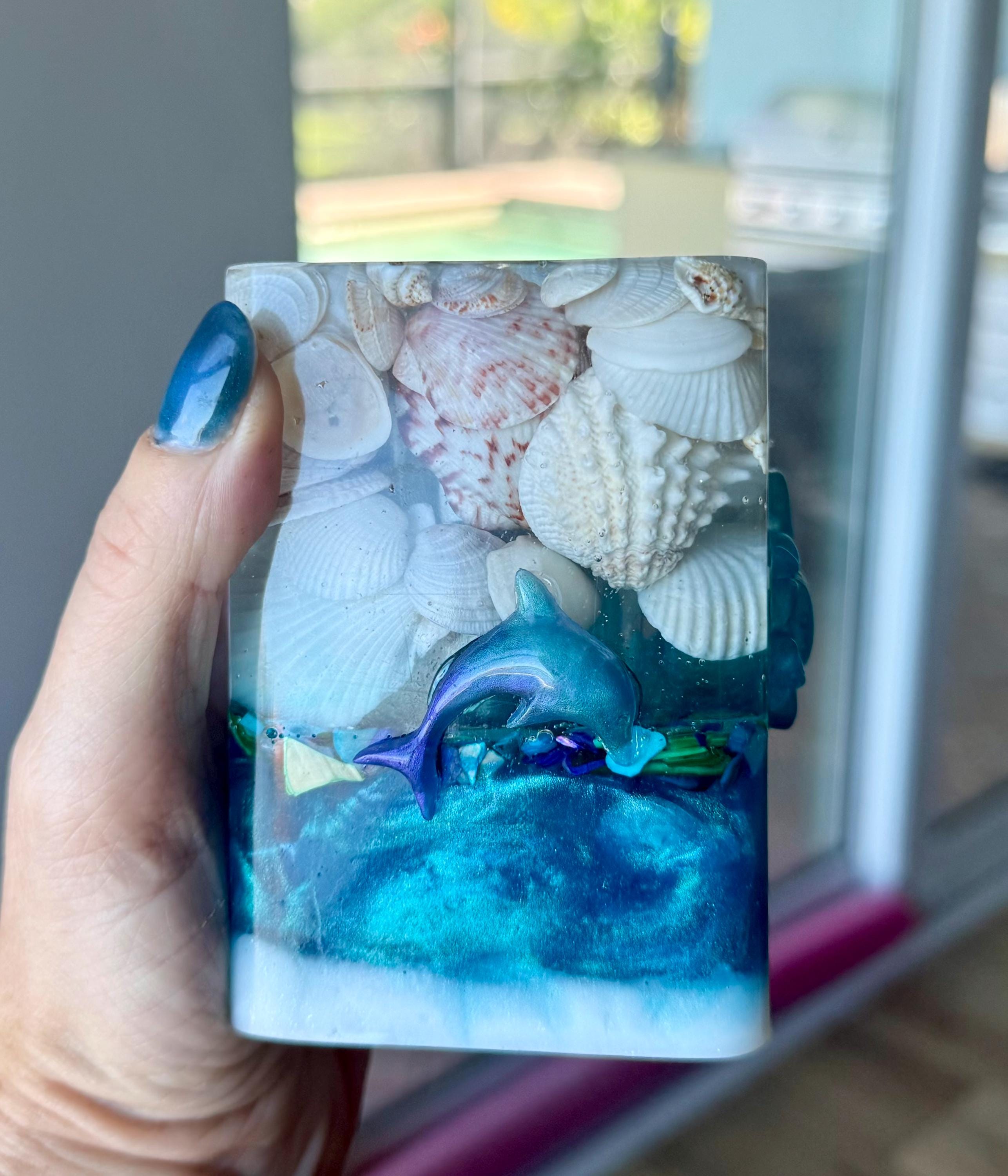 Florida Beach Shells Soap Dispenser and Toothbrush Holder, Single
