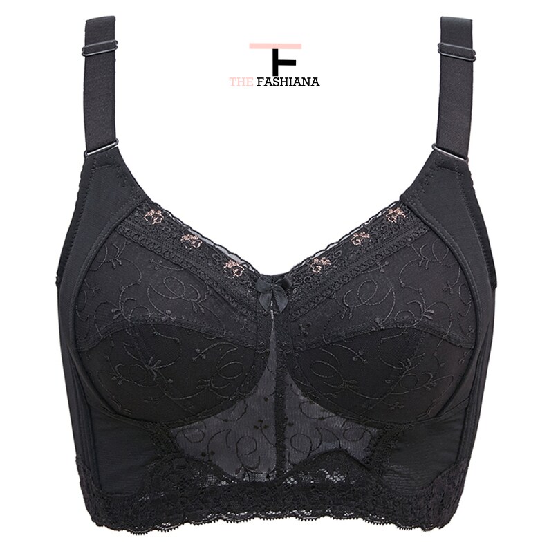 Women Plus Size Deep Cup Full Back Coverage Lingerie Luxury Push up