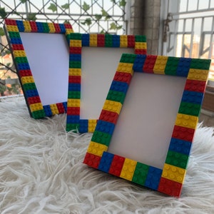 Brick Picture Frame 4 colours Red-Blue-Yellow-Green Home Decor-Gift image 4