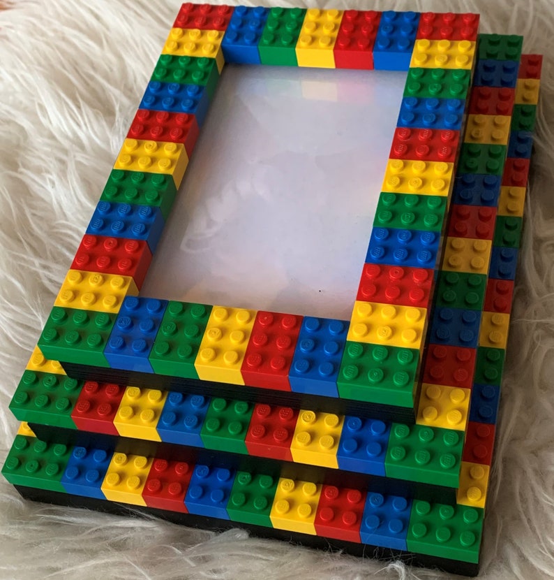 Brick Picture Frame 4 colours Red-Blue-Yellow-Green Home Decor-Gift image 5