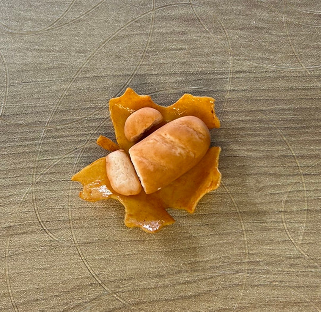 Mini Bread Basket and Bread Etsy