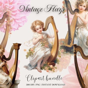 Fantasy harp art - Etsy 日本