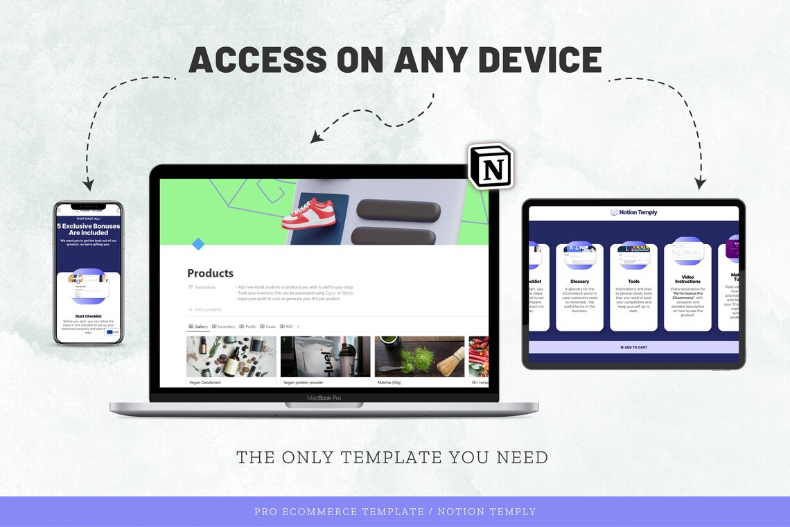 Notion Ecommerce Template Ecommerce Template For Notion Digital Notion Ecommerce Template Ecommerce Template For Notion Digital