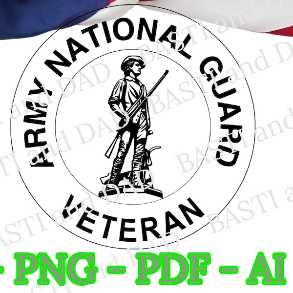 Army National Guard Veteran SVG, PNG, ai and jpeg, Texas Guard Veteran File, Veteran logo design