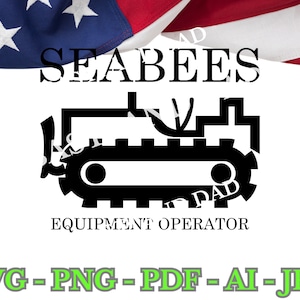 US Navy Seabees Equipment Operator EO MOS Svg, Png Ai and jpg, Semper Fortis, Can Do, Navy Mos, Navy Seabees, Construction