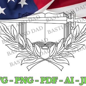 US Army Staff Specialist Corps MOS Branch Insignia svg, Army Reserve Mos US Army National Guard svg, Chaplain, png, ai, pdf and jpg cut file