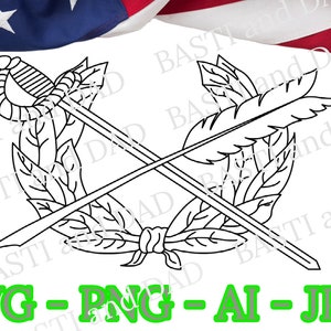 Army Judge Advocat Corps Branch Insignia svg, JAG Corps US Army SVG, png, ai and jpeg, pdf