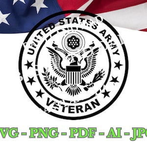 US Army Veteran SVG, PNG, ai and jpeg, Special Forces, Airborne Ranger, Army Warrant Officer, Military logo
