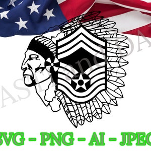US Air Force Chief Master Sgt Logo SVG, png, ai and jpeg, Air Force, Chief Master sergeant, Air Force Seal, USAF logo