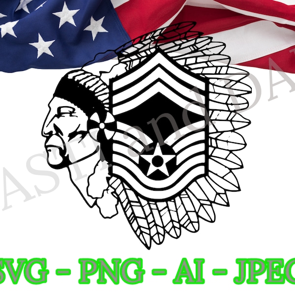 US Air Force Chief Master Sgt Logo SVG, png, ai and jpeg, Air Force, Chief Master sergeant, Air Force Seal, USAF logo