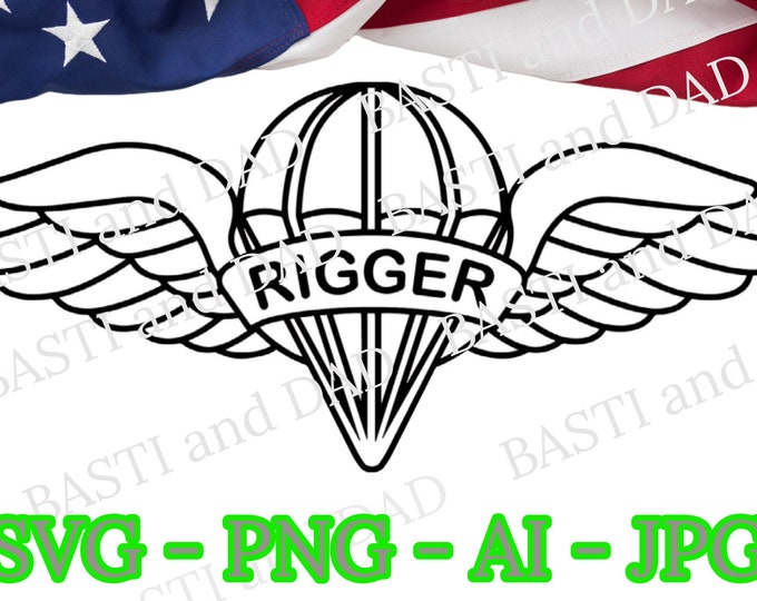 Parachute Rigger Badge - Etsy