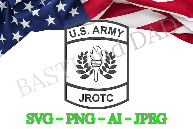 US Army J.R.O.T.C Logo, JROTC SVG, Png, Ai and Jpeg Etsy
