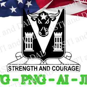 US Army 82nd Engineer Battalion svg, Combat Engineer 12B SVG, png, ai and jpeg, Army Corps of Engineers