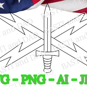 US Army Cyber Corps Branch Insignia svg, Cyber Corps Mos US Army SVG, Defend, Attack, Exploit, png, ai and jpg,