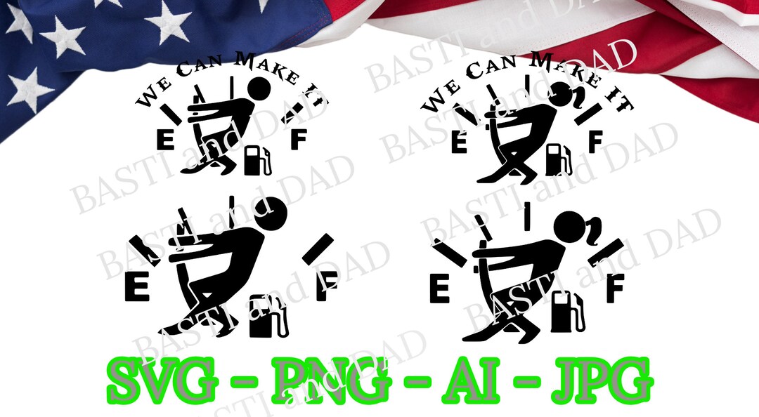 Empty Gas Gauge Svg, Funny Empty Gas Gauge Svg, Gas Tax Svg, Funny Svg