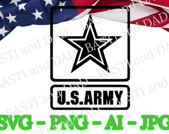 US Army logo SVG, PNG, ai and jpeg, Army Strong, Airborne Ranger, Army Warrant Officer, Military logo