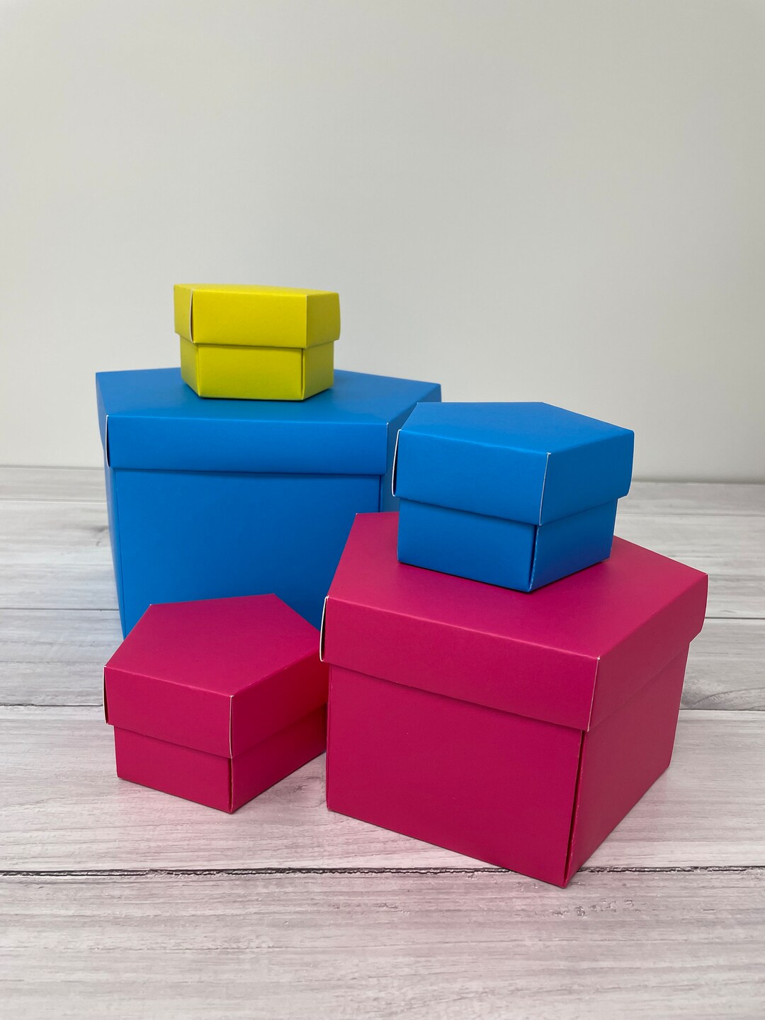 5 Sided Gift Boxes Sold as a Set of 6 Etsy