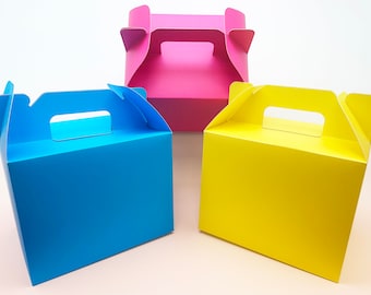 Birthday party gift boxes - Carry handle style