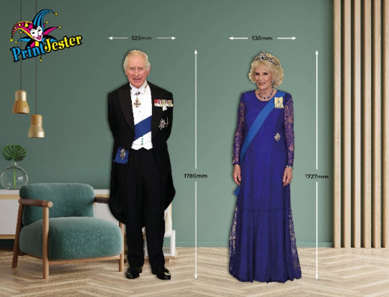 King Charles and Queen Camilla Life Size Cutouts Etsy UK