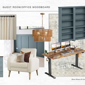 Tablero de estado de ánimo personalizado / Diseño de oficina / Diseño de dormitorio / Diseño de interiores / Diseño virtual / Interiores tradicionales / Interiores modernos / Casa de campo