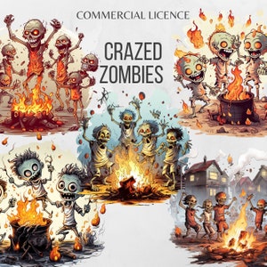 Halloween Zombie Clipart Halloween PNG Halloween Clipart Zombie Sign Halloween Printables Zombie Apocalypse Halloween Junk Journal