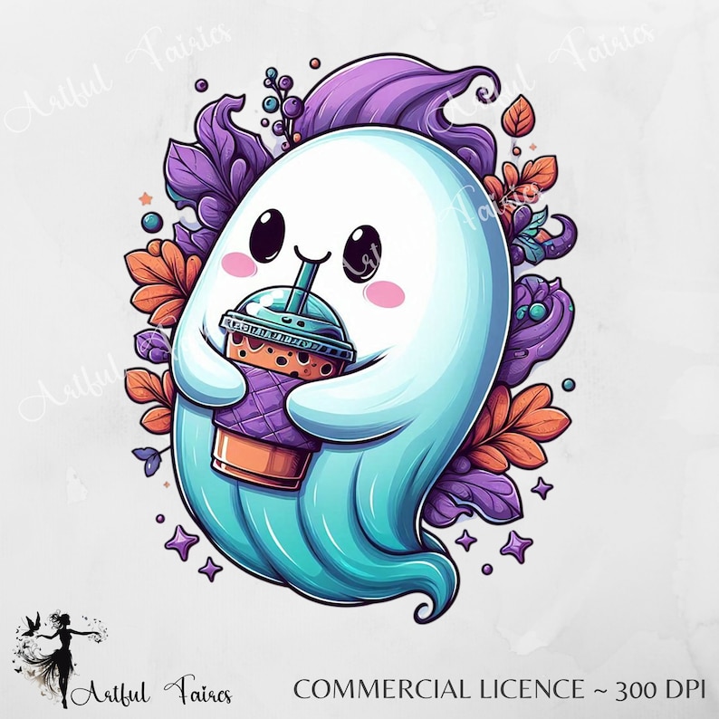 Cute Fall Ghost PNG Halloween Coffee Clipart Spooky Sublimation Design Shirt Bougie Popular Trendy uv DTF Mug Wrap Coffee Lover Mug Sticker ICED COFFEE png